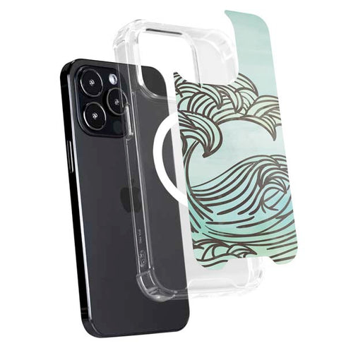 California Big Wave iPhone 15 Pro MagSafe Case